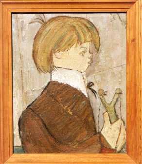 NISTEA JUNIOR, 1978 - ulei pe pnz de Eugen Handelsmann